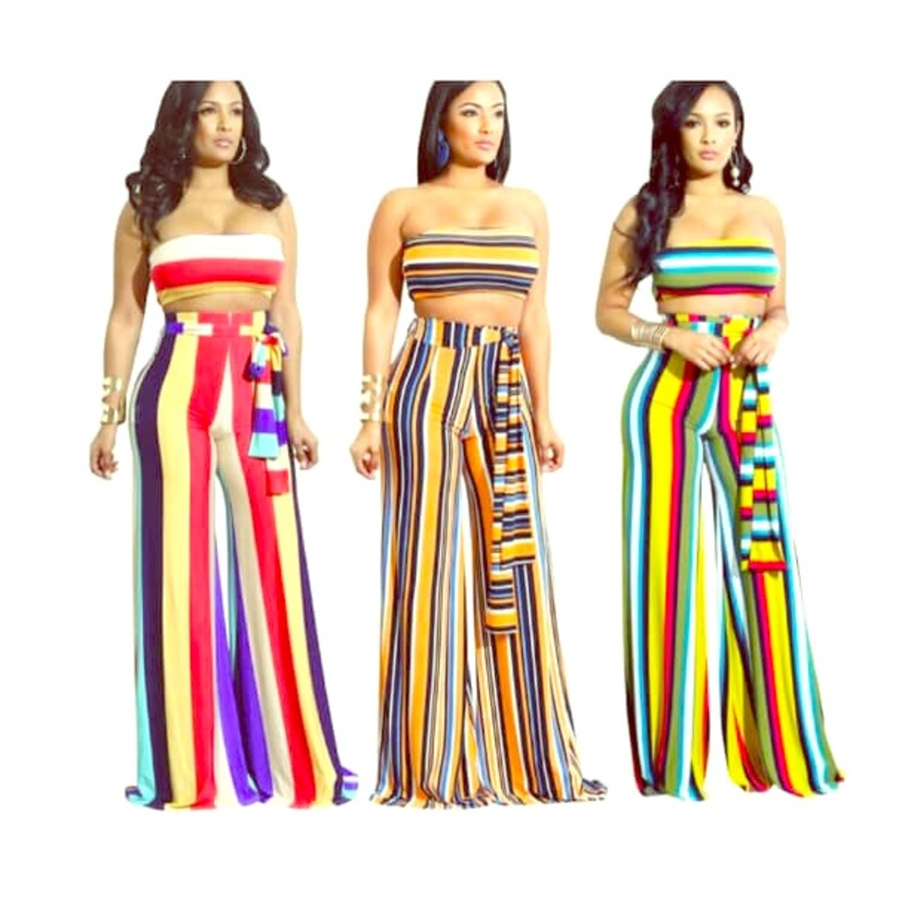 Set of pant and crop top